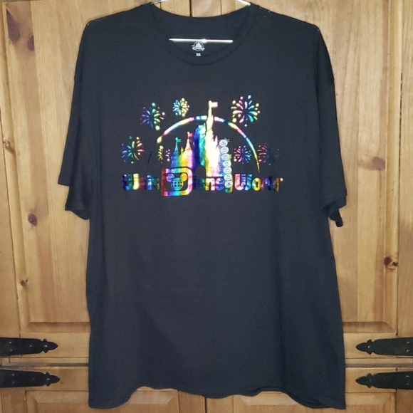 Rainbow Foil Graphic Art Tshirt 